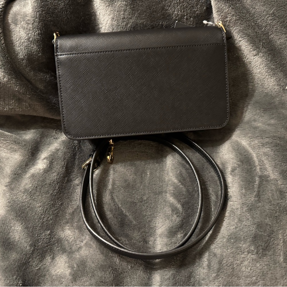 Kate Spade Black Floral Embossed Women's Bag - Picture 2 of 5